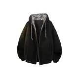 Леопардовый принт, черный.