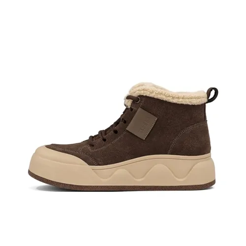 ZSBELLA Теплоизоляционное покрытие устойчивое к истиранию противоскользящие зимние ботинки для женщин