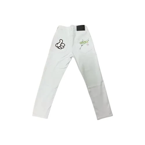 OKPI Белый Унисекс Джинсы