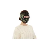 Наушники с меховыми капюшонами, термические маски для лица, камуфляж: 1 упаковка