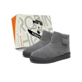 Серый с флисовой подкладкой