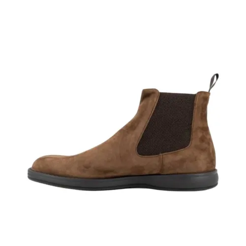 Brioni Короткий Челси Мужской Коричневый