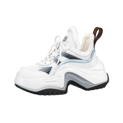 LOUIS VUITTON Archlight 2,0 Low Топ Спортивная Повседневная Обувь Мужская Белый Синий