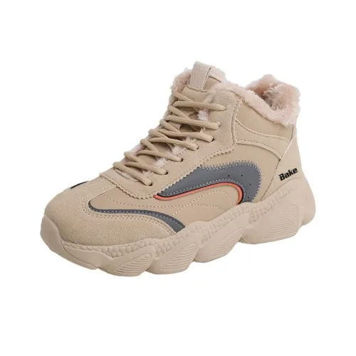 Bake Теплоизоляционный Аbrasion Resistant Slip Resistant MID Топ Повседневная Скейтборд Обувь Женская