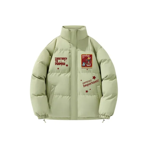 7 SEVFUN Пальто Пуховая куртка Унисекс