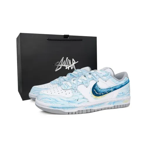 Nike BIG Low Топ Скейтборд Кроссовки Мужские Синие