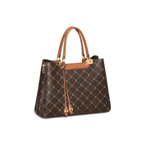 COMELY Сумка через плечо из синтетической кожи стандартная женская кофейного цвета