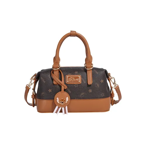 Disney Stitch ПУ (полиуретан) Одно плечо Сумка Стандартная Женская Темно-коричневая