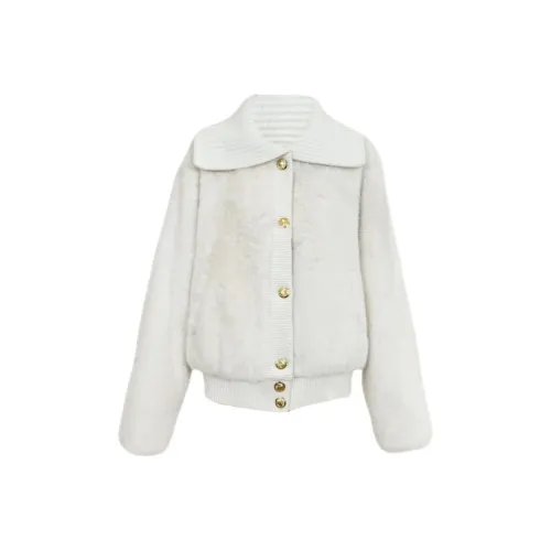 Aghr Экрю Женские Меховые изделия