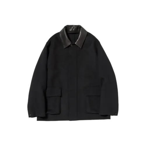 Auralee Fw25 Кашемир MELTON Рука СШИТЫЙ Блоузон Куртка Мужская