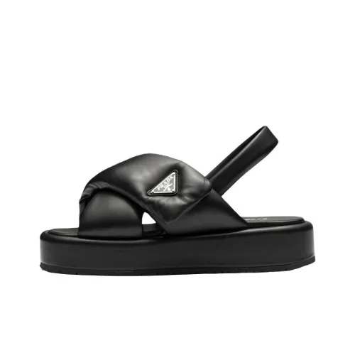 PRADA Soft Fashion Sandals Women's Black