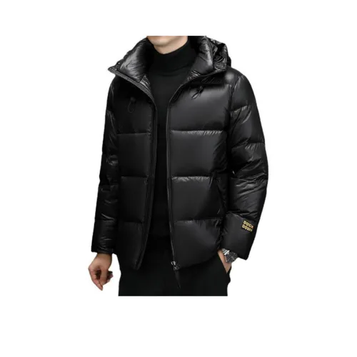 LCXMND Черный Мужской Пуховик