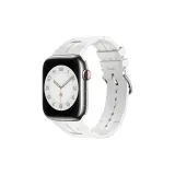 Белый, одиночный, булавка, застежка