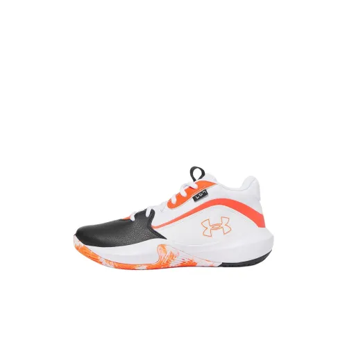 Under Armour Lockdown 7 MID Баскетбольные кроссовки Топ Белый Детский