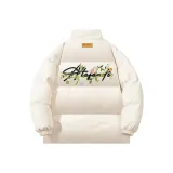 Ecru Одиночный хлопковый пуховик