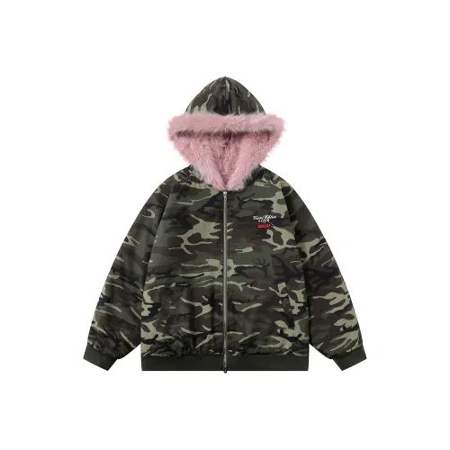 HOKLV Камуфляж Унисекс Пуховики