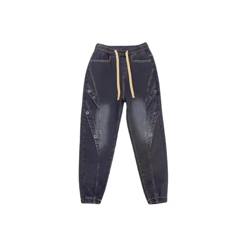 Zomuros Черные Унисекс Джинсы