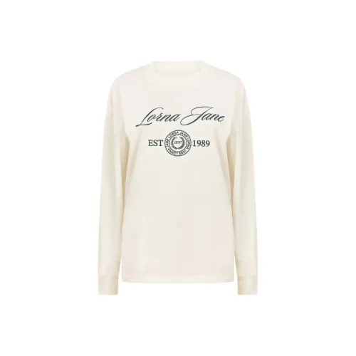 LORNA JANE Фарфоровый Белый Женские T-Рубашки