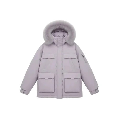 SDN by41 Фиолетовый Женские пуховики