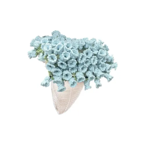 PIPIDOU DIY Экстра-большой Чисто белый Розовый Букет Одеяло Набор Креативный Ландыш Crochet Пряжа DIY Игрушки