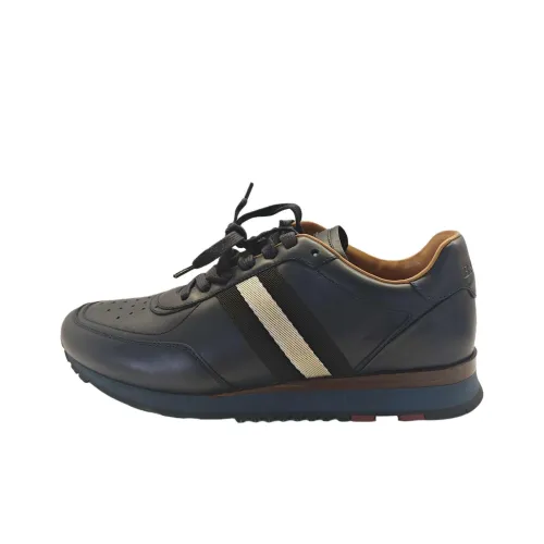 BALLY Aston Low Топ Повседневная обувь Мужская Морской синий