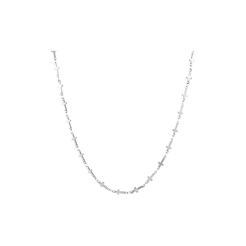 QINGYAZHUBAO Титановые стальные ожерелья унисекс