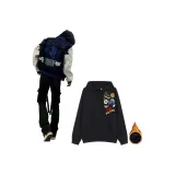 Темно-синий, синий, вышивка, облегающий крой, VIBE+, черный, с флисовой подкладкой, термический