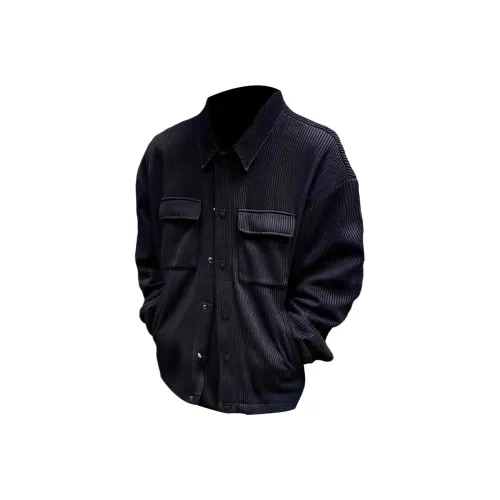 W9H2 Черный [Рабочий стиль Вельвет] Унисекс Бейсбольные Джерси