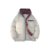 Шляпа цвета экрю, серого в клетку