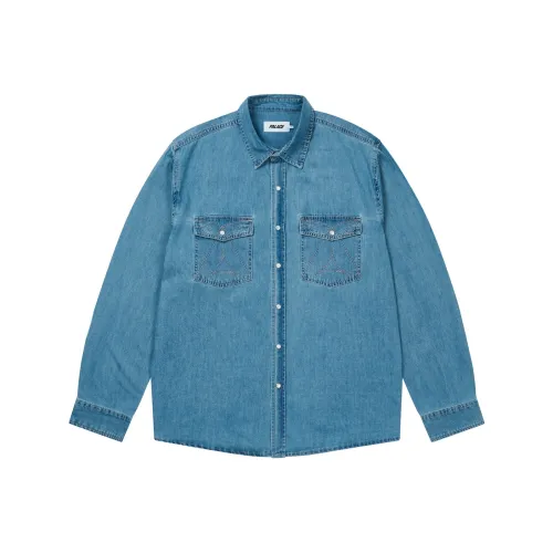 PALACE Fw25 DENIM WESTERN OVERSHIRT ШIRT Унисекс