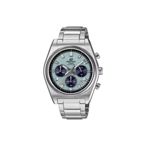 CASIO EDIFICE Кварцевый механизм нержавеющая сталь ремешок мужские часы синий циферблат