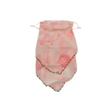 Наушники, шелковый шарф, богатство, цветочный розовый, маски для лица: 1 упаковка