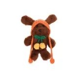 Мело Двойной Шар Шапка-бини-Кофе