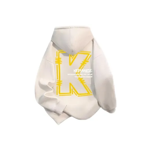 GOYN Белый Серый Флисовая подкладка Школьные свитшоты