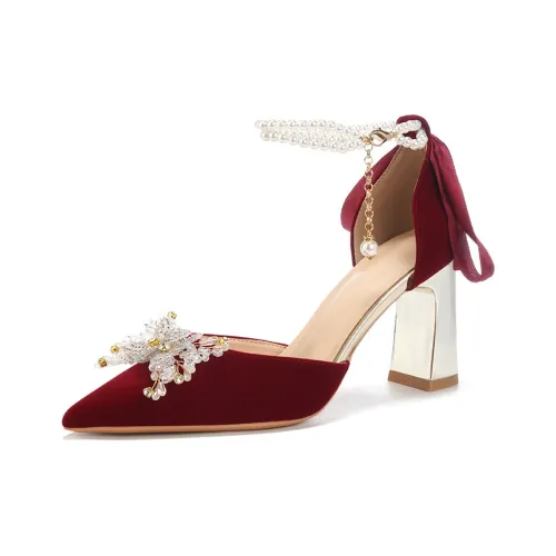 LANMOU Грубый каблук Высокие каблуки Женские