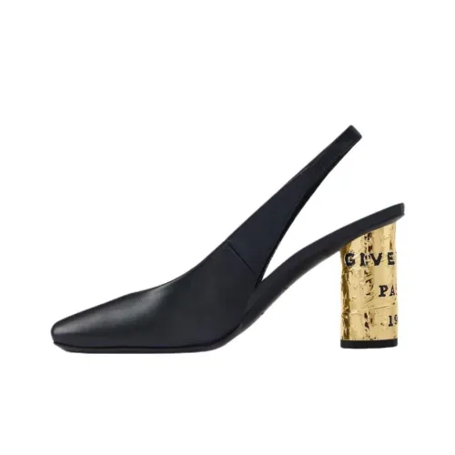 GIVENCHY Грубый каблук Высокие каблуки 8,5 см Женские Черный