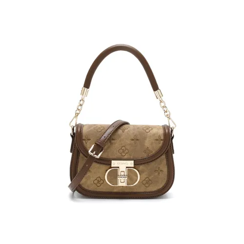 BETTINA VIVIAN ПУ (полиуретан) Сумка Стандартная Женская Коричневая