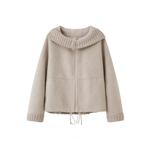 MORii Цветочный абрикосовый женский пальто