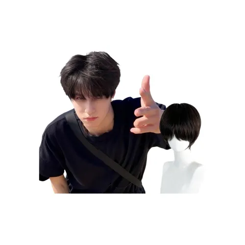 BEIQING Дифференциальный Раздробленный Крышка Мужская Перука