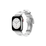 Белый, застежка-бабочка