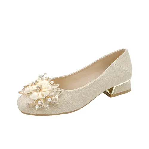 AFJI Квадратный каблук Mary Jane Женские туфли