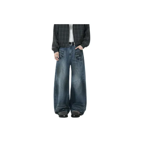 SRPFTE Синий Унисекс Джинсы