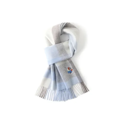 DUSHILIREN Осенний Зимний Клетчатый Термический Шаль Роскошный Премиум Милый Коробка Унисекс