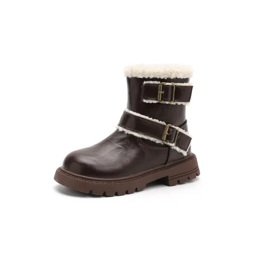 ZHIO Износостойкие Легкие Амортизирующие Противоскользящие Кожаные Ботинки Детские