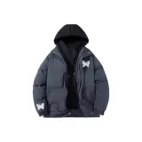 Серый с черной шляпой