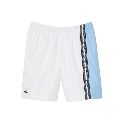 LACOSTE Collaboration Белый Синий Морской Синий Мужские теннисные нижние части