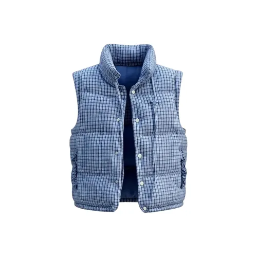 COVER TIME Blue Women's Vest