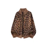 Кофейный леопард принт