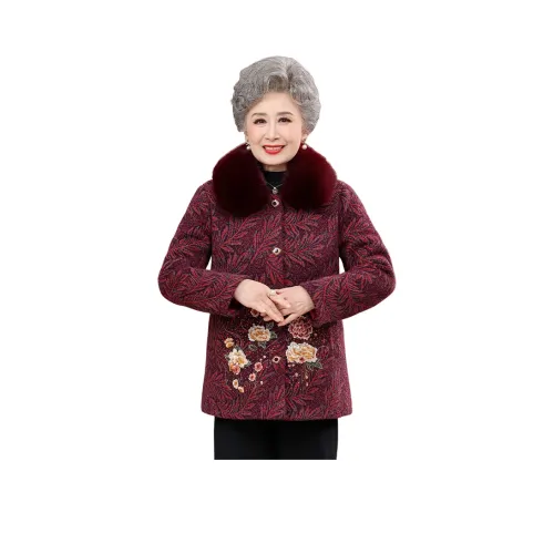 SHUHAOBAI Бургунди Женский Средний Возрастной и Пожилой Топы