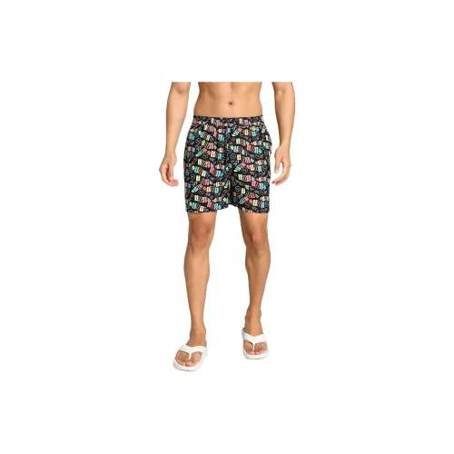 PUMA Ткани вязаные Черный Фарфоровый белый Яркий Лайм Georgia Персик 1 шт Мужской Боксеры